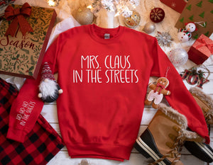 Mrs Claus In The Streets