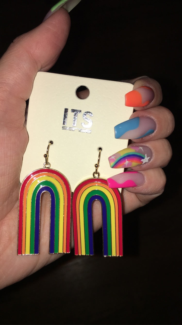 Over The Rainbow Earrings 🌈